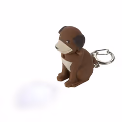 Regatta Great Outdoors Childrens/Kids Animal Keyring Torch - One Size, Brown