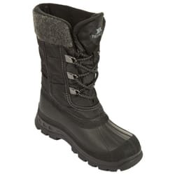 Trespass Youths Boys Strachan Snow Boots - 6 Youth UK, Black