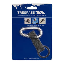 Trespass Affix 6mm Carabineer With Strap And Rubber Ring