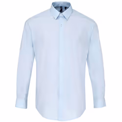 Premier Supreme Heavier Weight Poplin Long Sleeve Work Shirt - 15, Light Blue