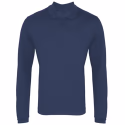 Premier Mens Long Sleeve Coolchecker Pique Polo Shirt - XL, Navy