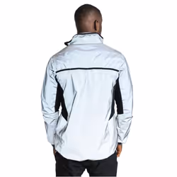 Trespass Mens Zig Reflective Active Jacket - XL, Silver Reflective