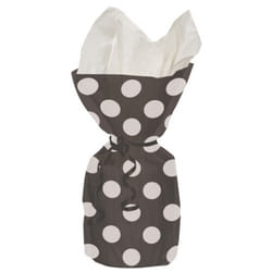 Unique Party Polka Dot Cello Party Bags (Pack Of 20) - One Size, Black