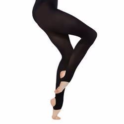 Silky Girls Dance Stirrup Tights (1 Pair) - 9-11 Years, Black