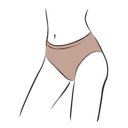 Silky Girls Dance Seamless High Cut Brief (1 Garment) - 10-12 Years, Nude