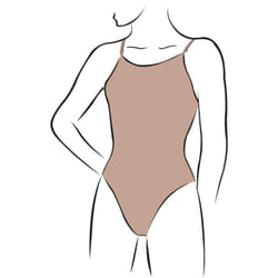 Silky Girls Dance Seamless Low Back Leotard (1 Garment) - 8-10 Years, Nude