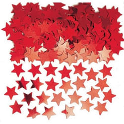 Amscan Stardust Confetti - One Size, Red
