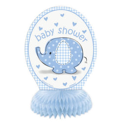 Unique Party 6 Inch Honeycomb - Pink Umbrellaphants - One Size, Blue