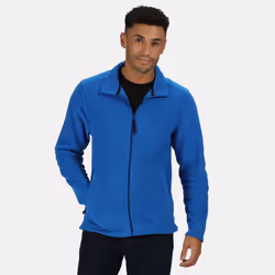 Regatta Mens Plain Micro Fleece Full Zip Jacket (Layer Lite) - L, Oxford Blue