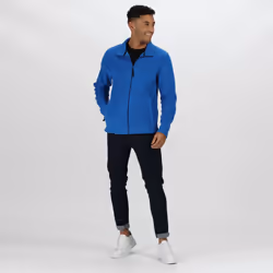 Regatta Mens Plain Micro Fleece Full Zip Jacket (Layer Lite) - 2XL, Oxford Blue