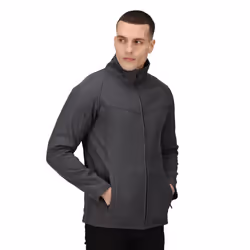 Regatta Uproar Mens Softshell Wind Resistant Fleece Jacket - M, Seal Grey