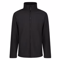 Regatta Uproar Mens Softshell Wind Resistant Fleece Jacket - L, All Black