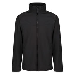 Regatta Uproar Mens Softshell Wind Resistant Fleece Jacket - L, All Black