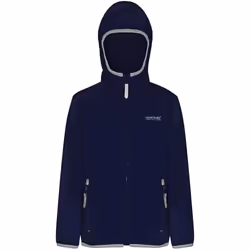 Regatta Great Outdoors Childrens/Kids Lever II Packaway Rain Jacket - 3-4 Years, Navy