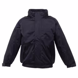 Regatta Kids/Childrens Waterproof Windproof Dover Jacket - 36, Black/Ash