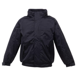 Regatta Kids/Childrens Waterproof Windproof Dover Jacket - 36, Black/Ash