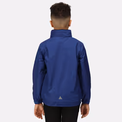 Regatta Kids/Childrens Waterproof Windproof Dover Jacket - 7-8 Years, Royal Blue/Navy