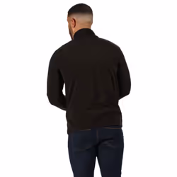 Regatta Professional Mens Micro Zip Neck Fleece Top - XL, Black