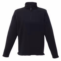 Regatta Professional Mens Micro Zip Neck Fleece Top - XXXXL, Black