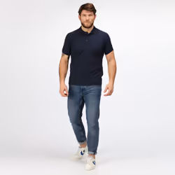 Regatta Professional Mens Coolweave Short Sleeve Polo Shirt - 3XL, Navy