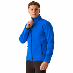 Regatta Professional Mens Octagon II Waterproof Softshell Jacket - 2XL, Oxford Blue/Black