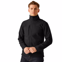 Regatta Professional Mens Octagon II Waterproof Softshell Jacket - XL, Black/Black