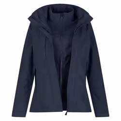 Regatta Professional Womens/Ladies Kingsley 3-in-1 Waterproof Jacket - 16, Navy
