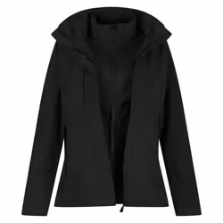 Regatta Professional Womens/Ladies Kingsley 3-in-1 Waterproof Jacket - 16, Black