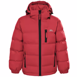 Trespass Kids Boys Tuff Padded Winter Jacket - 5/6 Years, Red