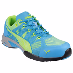 Puma Safety Womens/Ladies Celerity Knit Lace Up Safety Trainers - 8 UK, Blue