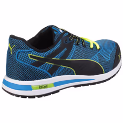 Puma Safety Unisex Blaze Knit Low Lace Up Safety Shoes - 10 UK, Blue