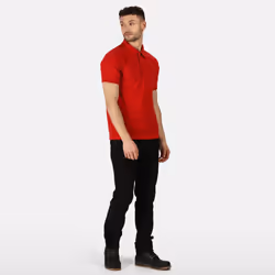 Regatta Professional Mens Classic 65/35 Short Sleeve Polo Shirt - 2XL, Classic Red
