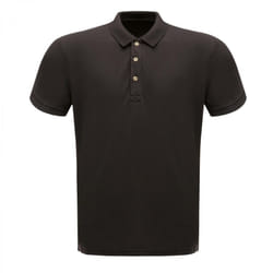 Regatta Professional Mens Classic 65/35 Short Sleeve Polo Shirt - XS, Black