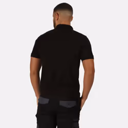 Regatta Professional Mens Classic 65/35 Short Sleeve Polo Shirt - L, Black