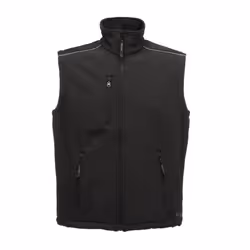 Regatta Great Outdoors Mens Sandstorm Sleeveless Zip Up Bodywarmer - 3XL, Black