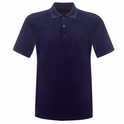 Regatta Hardwear Mens Coolweave Short Sleeve Polo Shirt - M, Navy