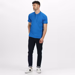 Regatta Hardwear Mens Coolweave Short Sleeve Polo Shirt - XL, Oxford Blue