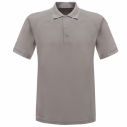 Regatta Hardwear Mens Coolweave Short Sleeve Polo Shirt - 3XL, Silver Grey