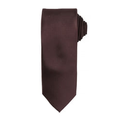 Premier Mens Micro Waffle Formal Work Tie - One Size, Brown