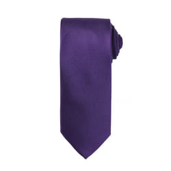 Premier Mens Micro Waffle Formal Work Tie - One Size, Purple