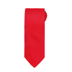 Premier Mens Micro Waffle Formal Work Tie - One Size, Red