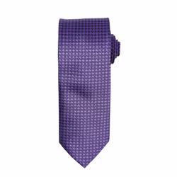 Premier Mens Puppy Tooth Formal Work Tie - One Size, Purple