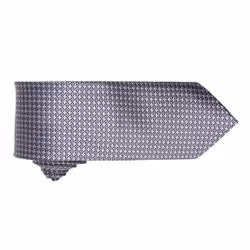Premier Mens Puppy Tooth Formal Work Tie - One Size, Silver