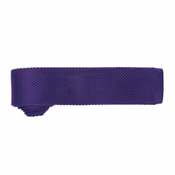 Premier Mens Slim Textured Knit Effect Tie - One Size, Purple