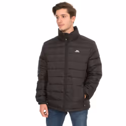 Trespass Mens Retreat Full Zip Up Down Jacket - XXS, Black