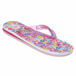 Trespass Childrens Girls Eolas Flip Flops - 11 Child UK, Floral Print