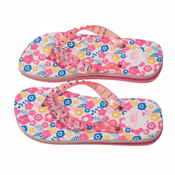 Trespass Childrens Girls Eolas Flip Flops - 11 Child UK, Floral Print