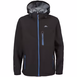 Trespass Mens Hebron Waterproof Softshell Jacket - XXS, Black