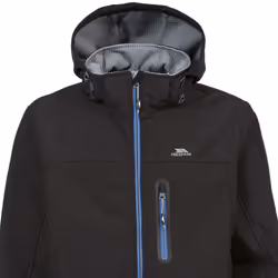 Trespass Mens Hebron Waterproof Softshell Jacket - XXS, Black