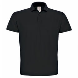 B&C ID.001 Unisex Adults Short Sleeve Polo Shirt - XS, Black